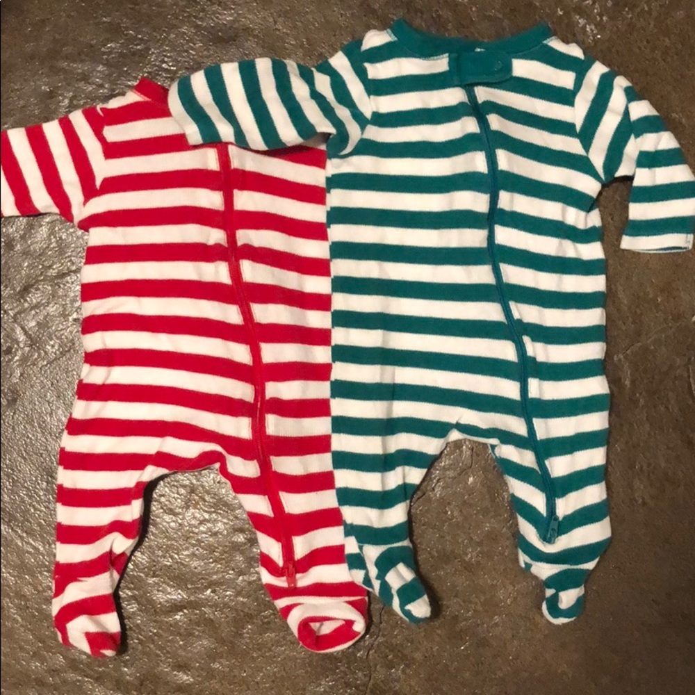 Striped one pieces. Unisex